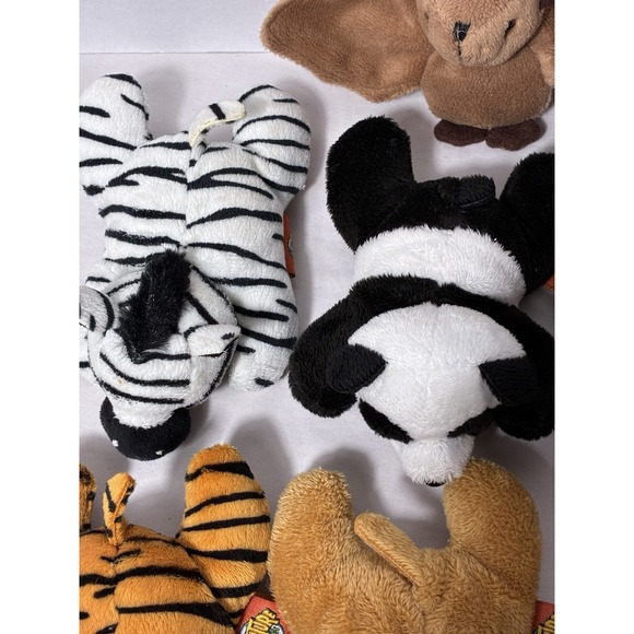 Adventure Planet Plush Lot Of 7 5" Tall animals All Ages - Picture 6 of 8